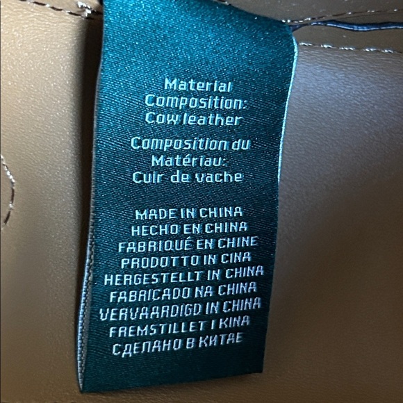 Lauren Ralph Lauren Women's Dryden Caley Mini Cross Body Saddle Style Bag Tan - Picture 11 of 17